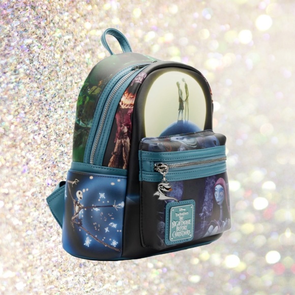 Loungefly The Nightmare Before Christmas Final Frame Mini Backpack‎ and Wallet